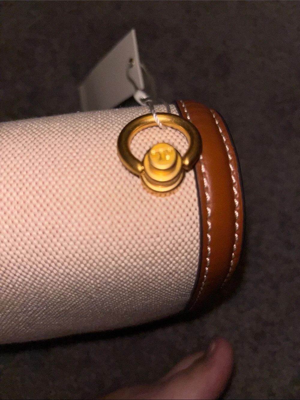 Tory Burch Canvas Shoulder Bag!